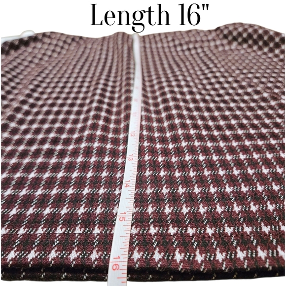 Forever 21 Houndstooth Mini Skirt L Side Stripes Preppy Academia Clueless y2k - Picture 8 of 8